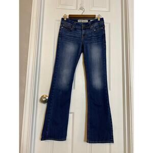 BKE Payton Low Rise Bootcut  Dark Wash Stretch Jeans 26” X 30.5”